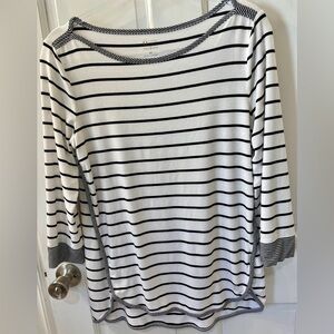 Talbots Long Sleeve Tee in Classic Black
